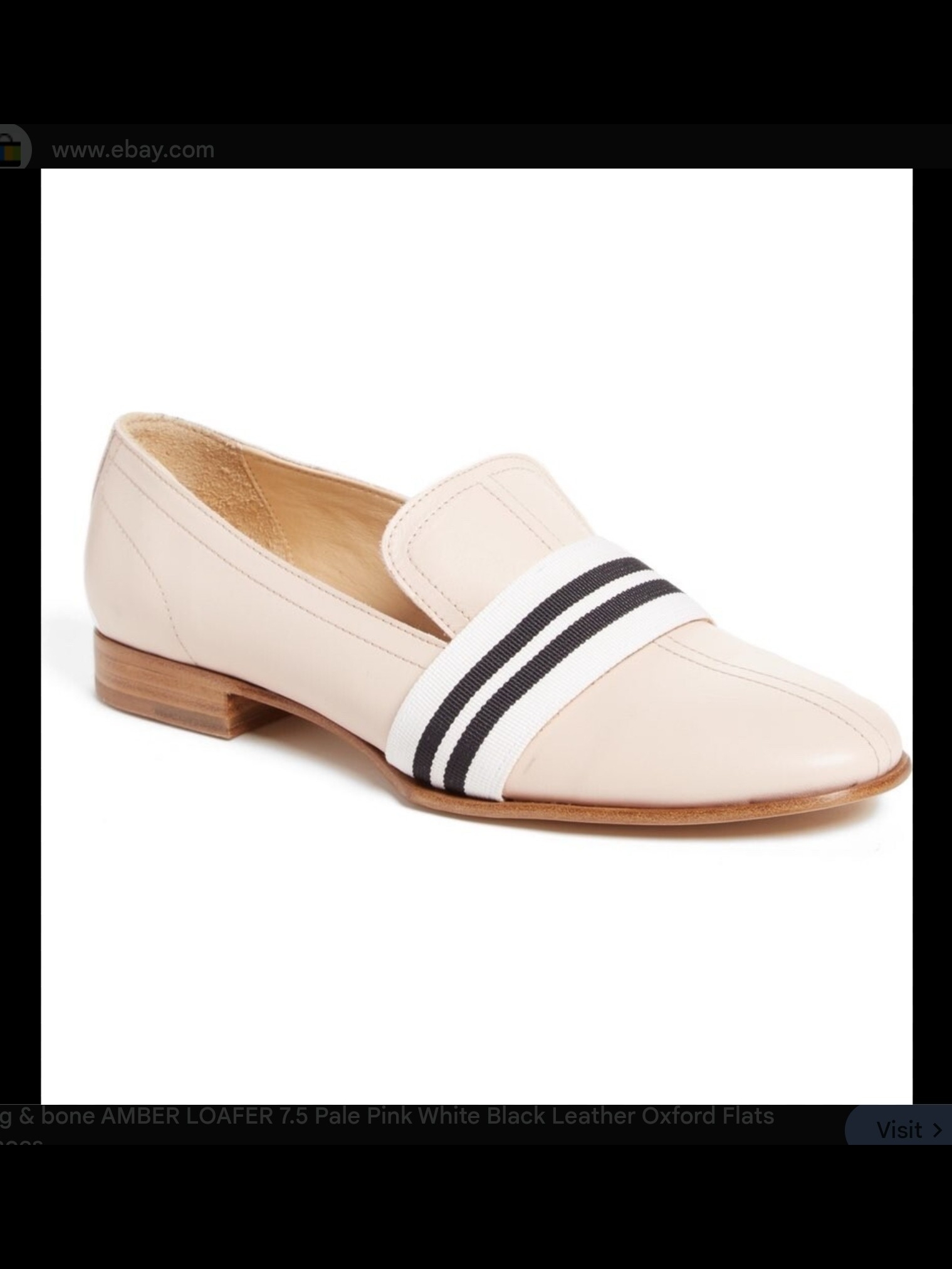 Rag & Bone Amber Loafer Minimalist Italian Tailoring Size Eu 36